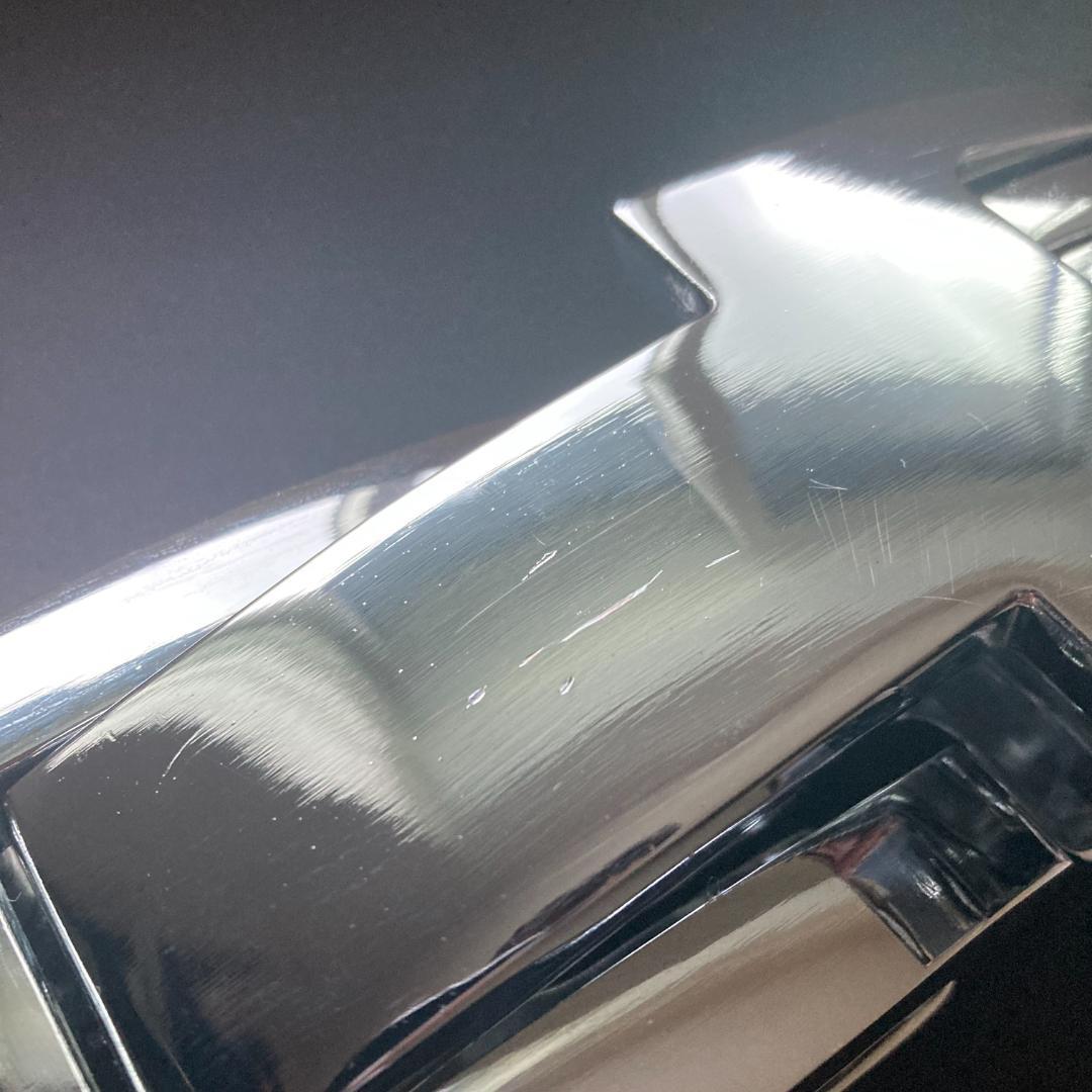 アウトレット品 パワーベルト レバーアクション 本革 白ベルト 可変式 光沢銀