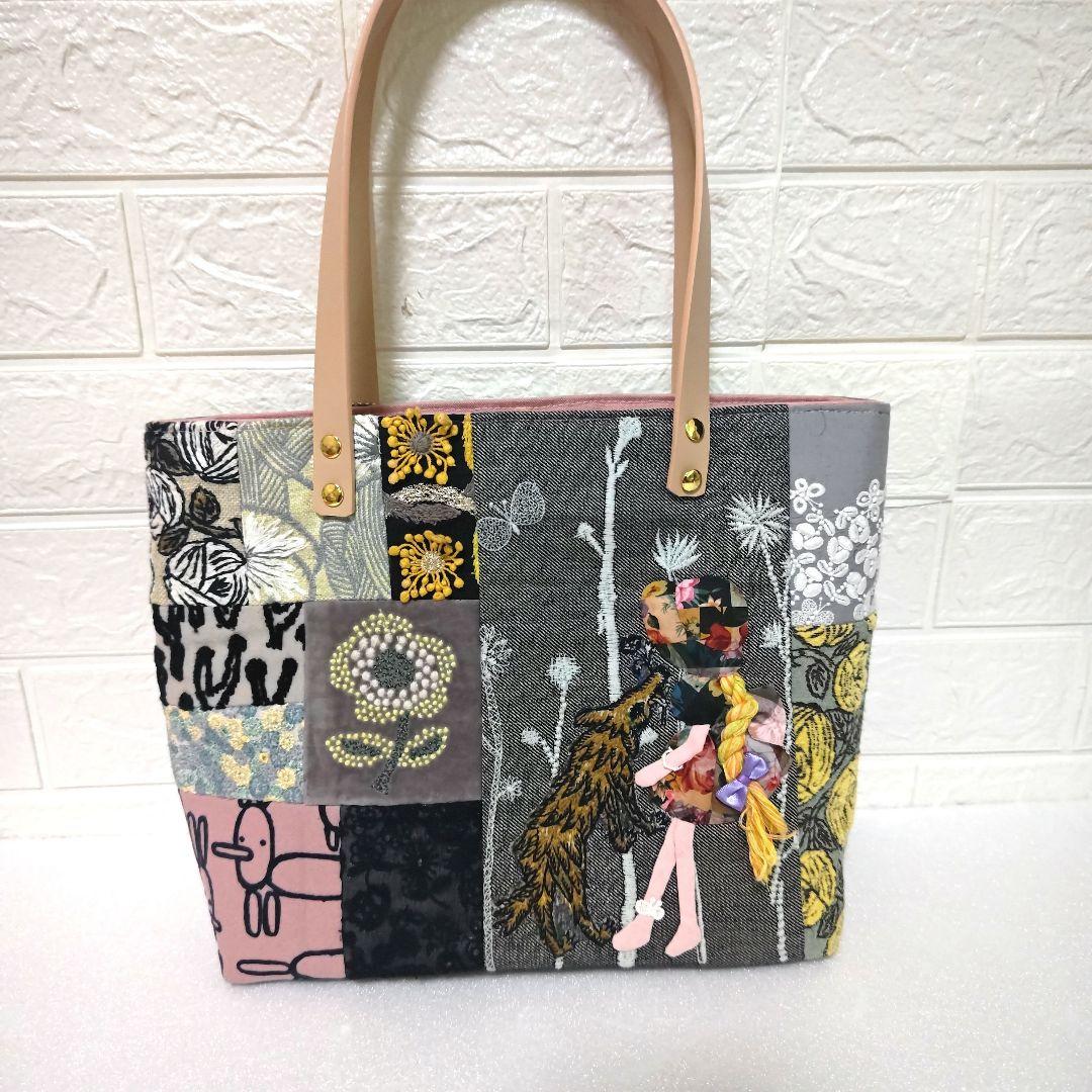 ハンドメイド　ミナペルホネン　バッグ　スーちゃん