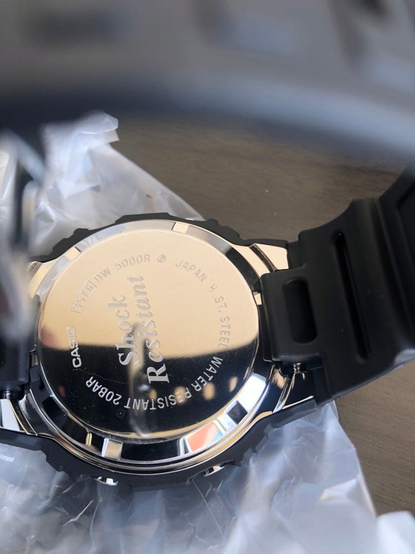 初代G-SHOCK復刻モデルバイオマスプラスチック採用DW-5000R-1AJF