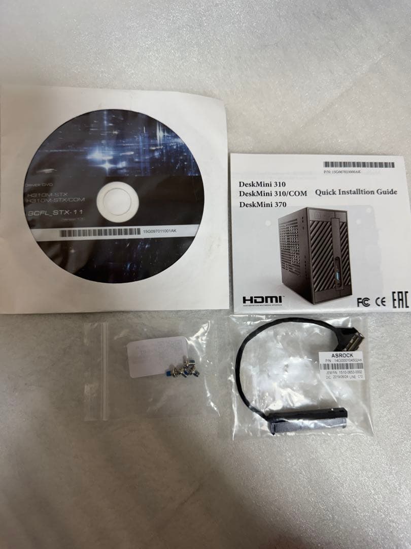 ベアボーン・キット ASRock DeskMini A300 Athlon 200GE AM4