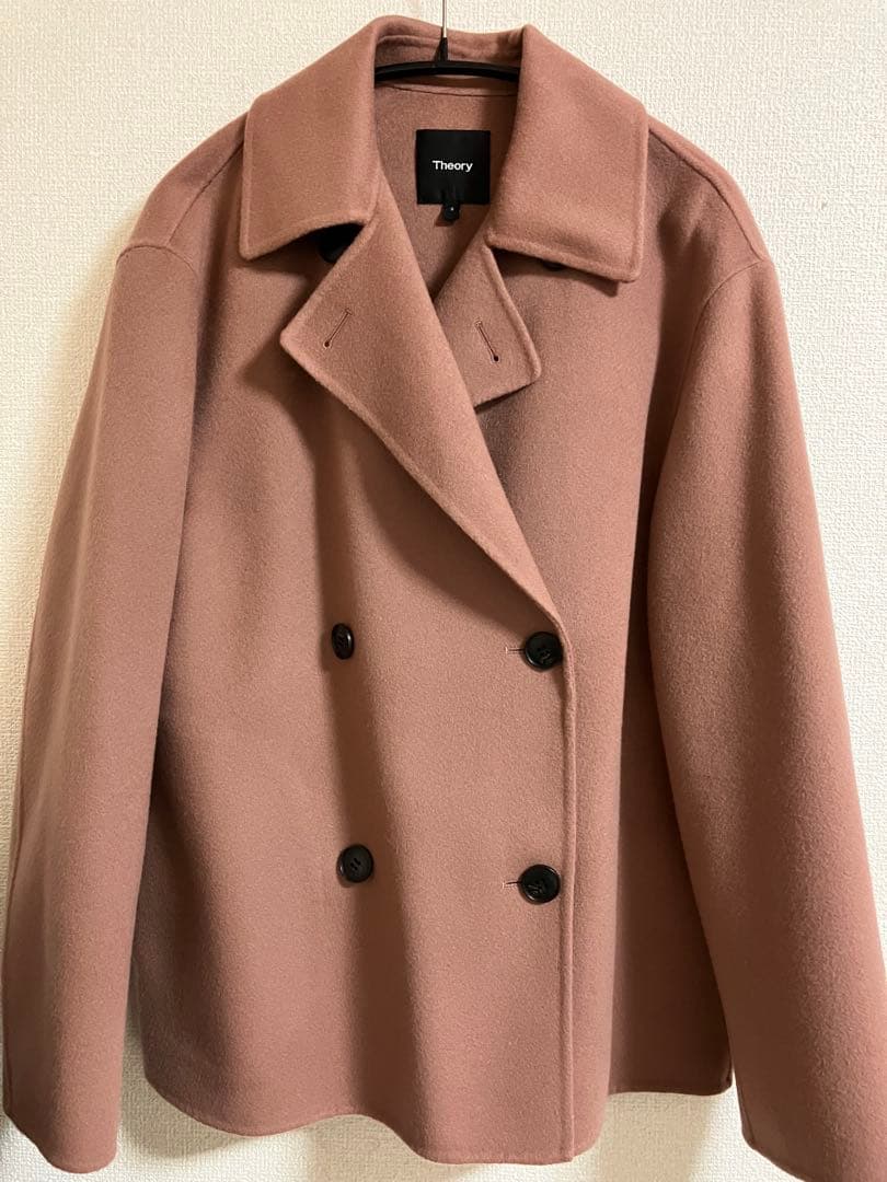 【未使用】Theory セオリー 21AW ダブルフェイス　ピーコート