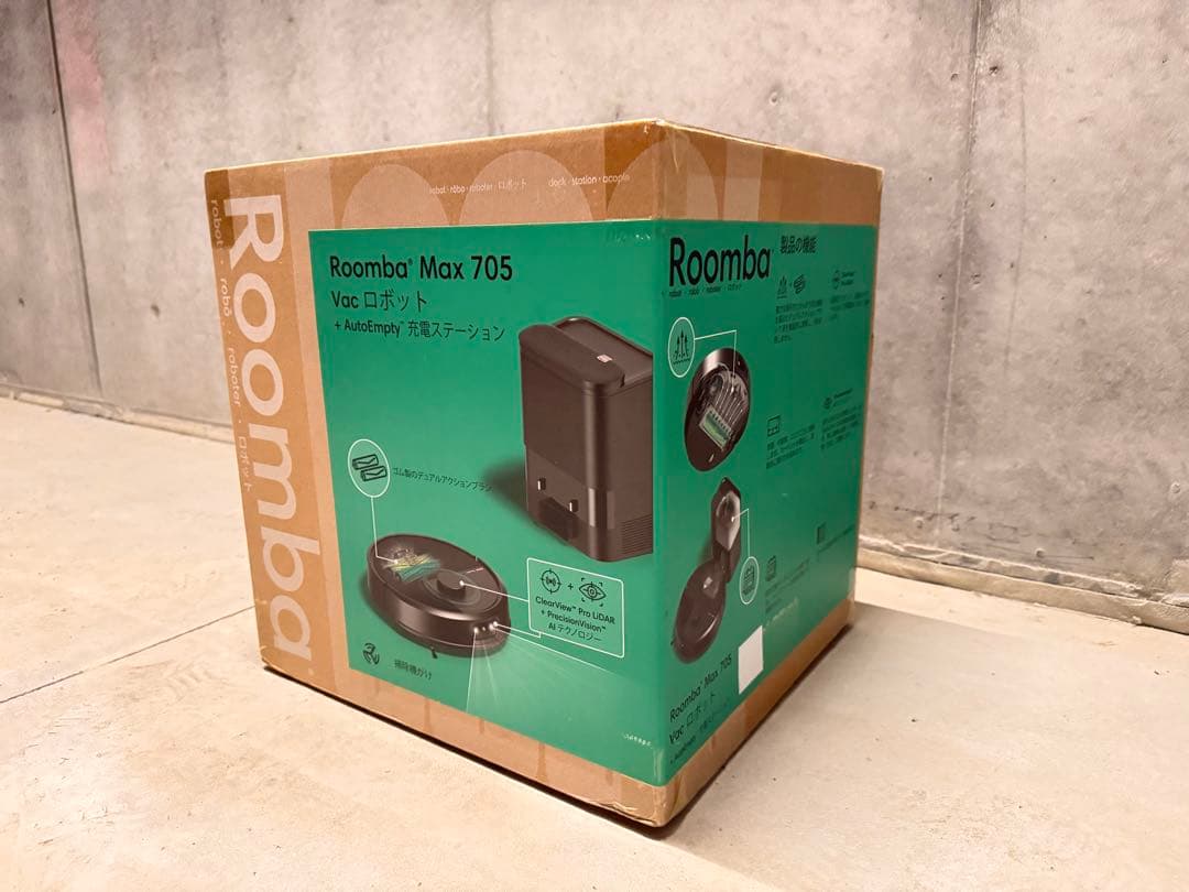 Roomba Max 705 Vac ロボット + AutoEmpty 本体