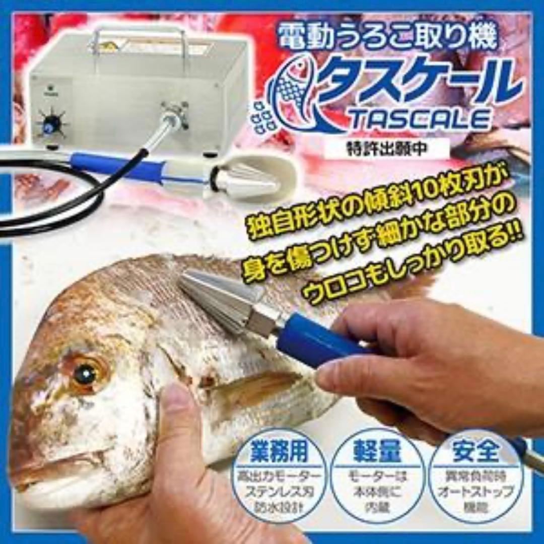 【新品】タスケール　朝日産業　電動ウロコ取り