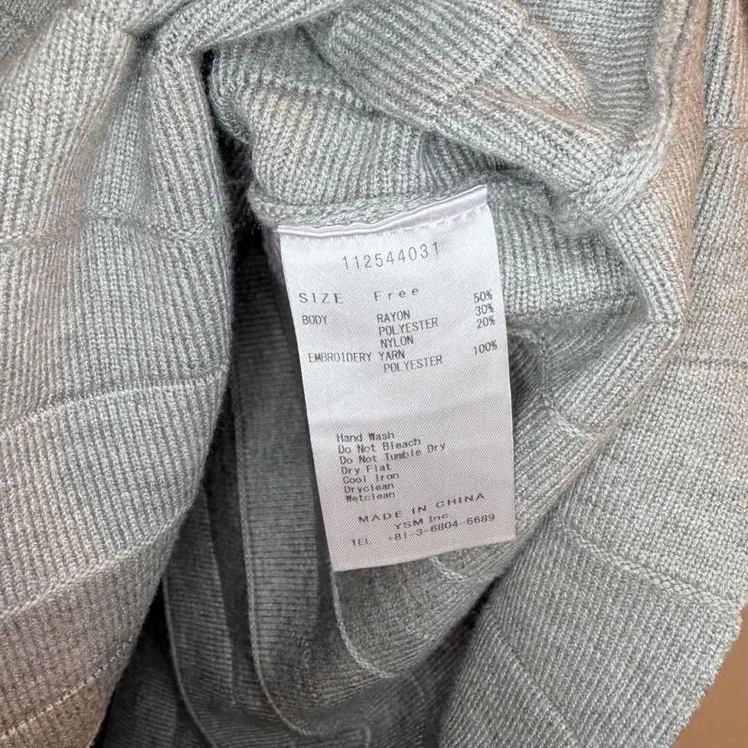 短時間着用　Darich ウエストオープンリボンデザインニットミニワンピース