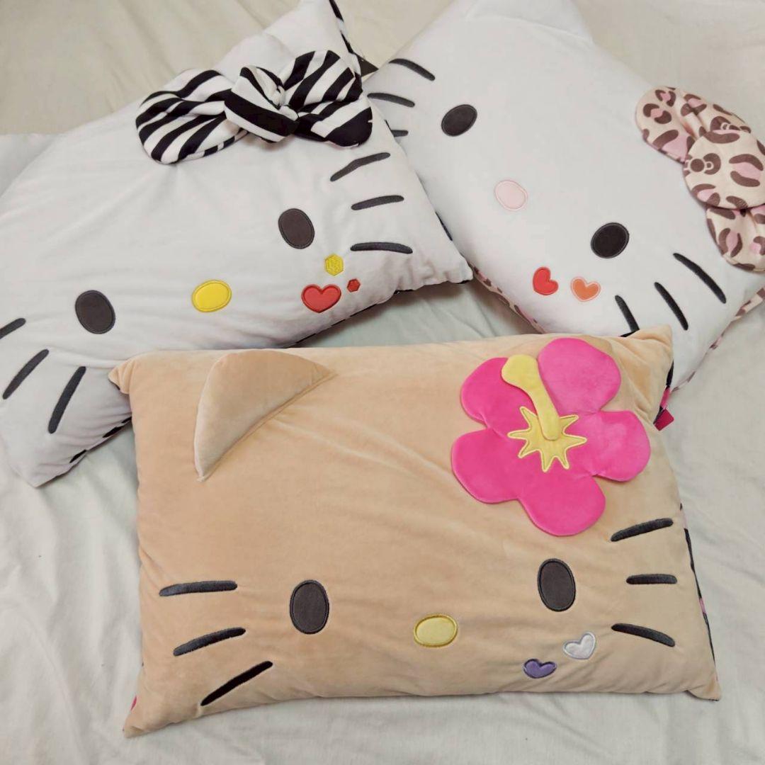 新品未使用　ハローキティ　日焼けキティ　枕　 しまむら　３種セット