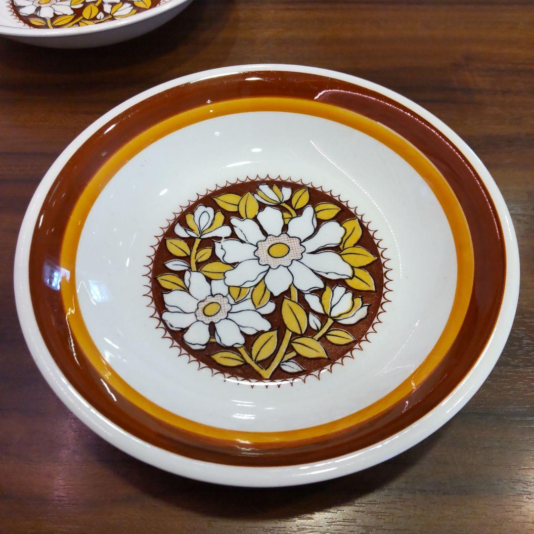 お花柄のお皿２枚          専用