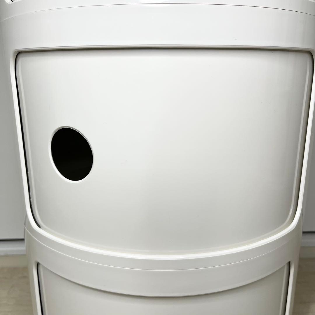 【正規品】美品 Kartell コンポニビリ ホワイト3段
