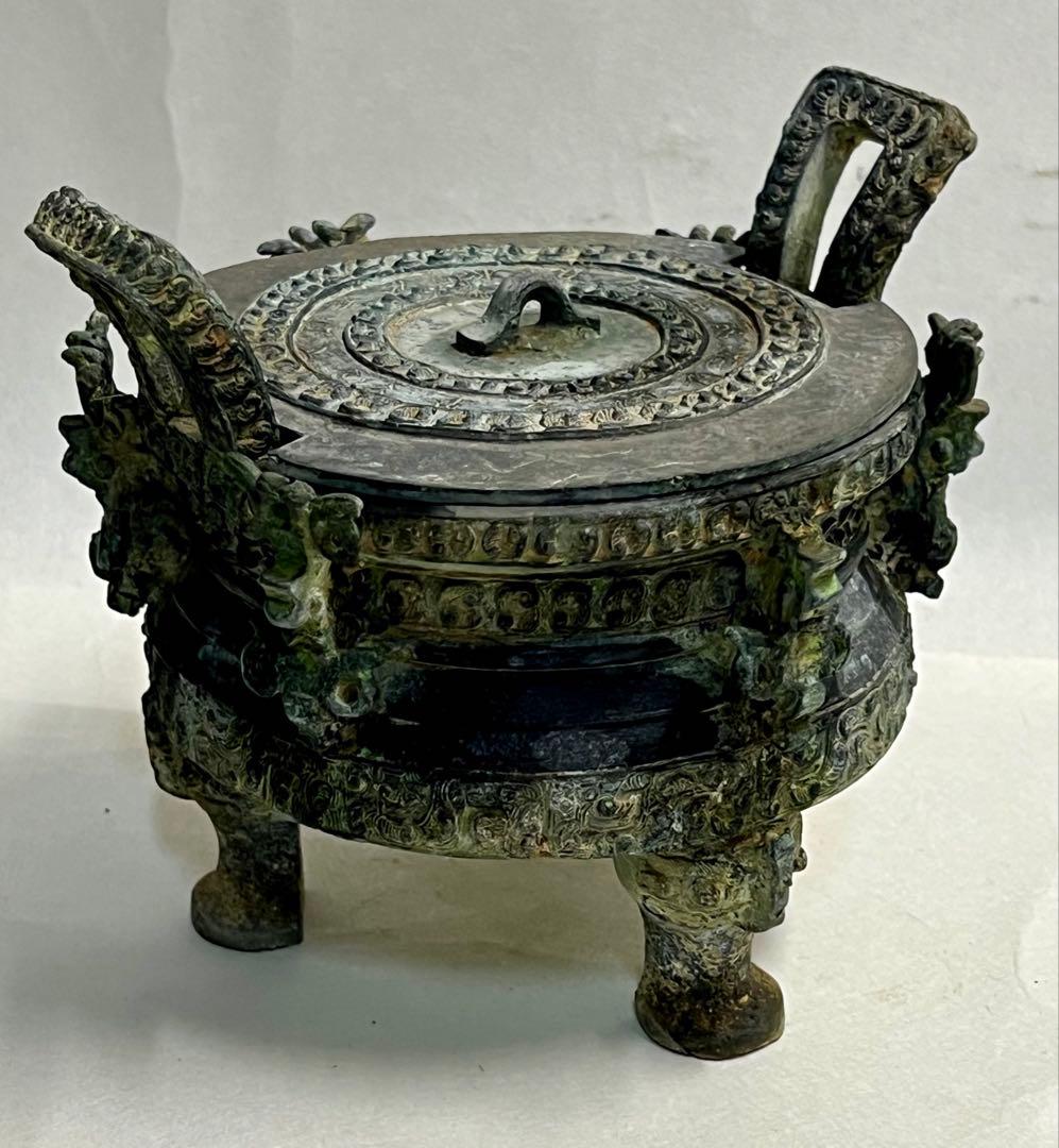 中国春秋時代の青銅器　 王子午鼎　中国古玩