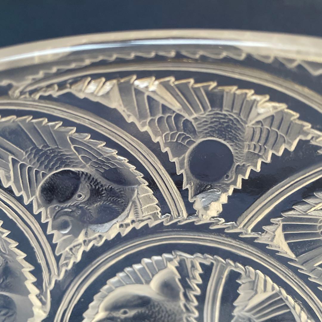 ルネ・ラリック　R.LALIQUE　PINSONS ボウル雀文鉢直径23.5cm