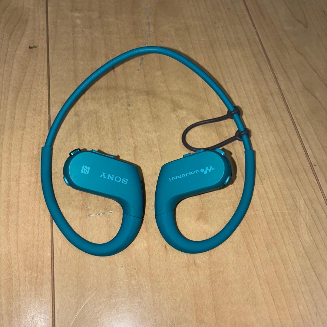 極美品　SONY NW-WS623 ワイヤレスイヤフォン　ブルー色