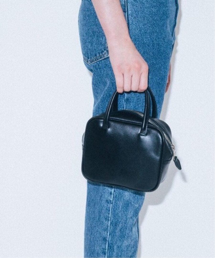 バッグ edit for lulu abc leather mini bag