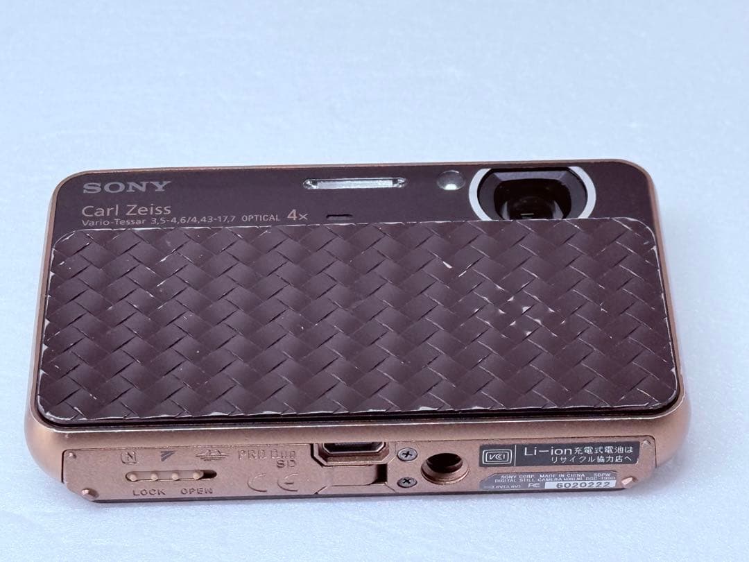SONY DSC-T99D ブラウン 動作確認済 コンデジ ラグジュアリー