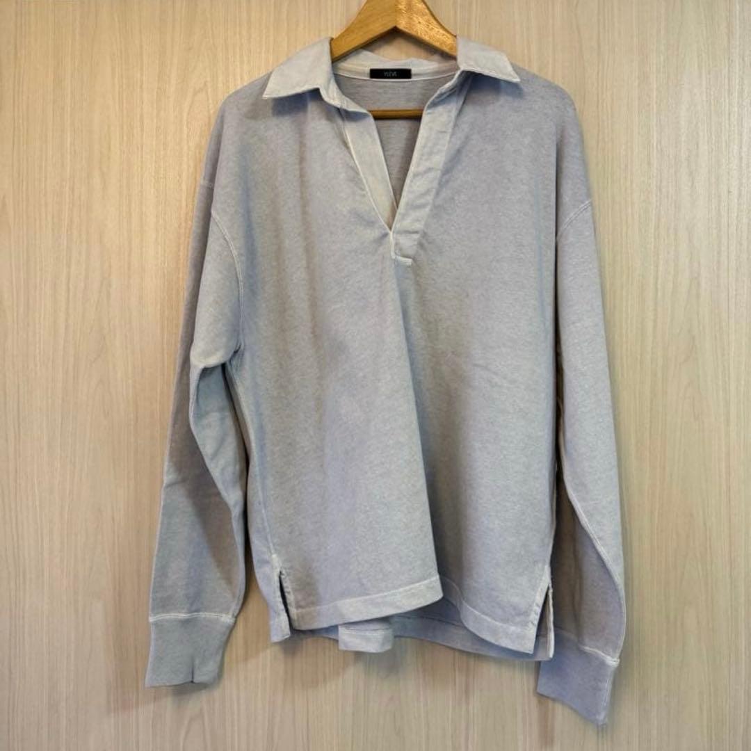 Ylève スキッパープルオーバー イレーヴ ブルー