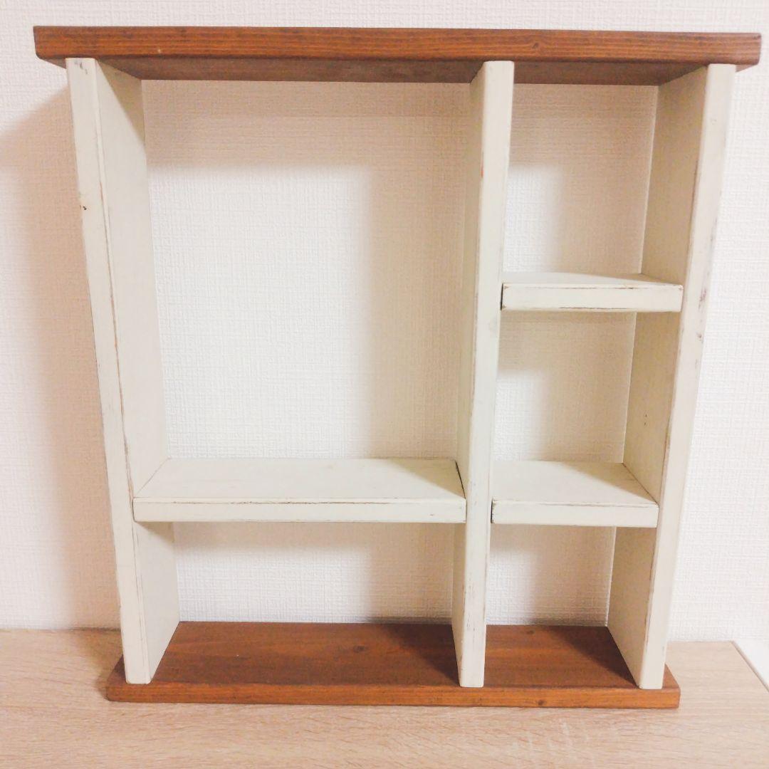 インテリア雑貨　木製　飾り棚　シェルフ