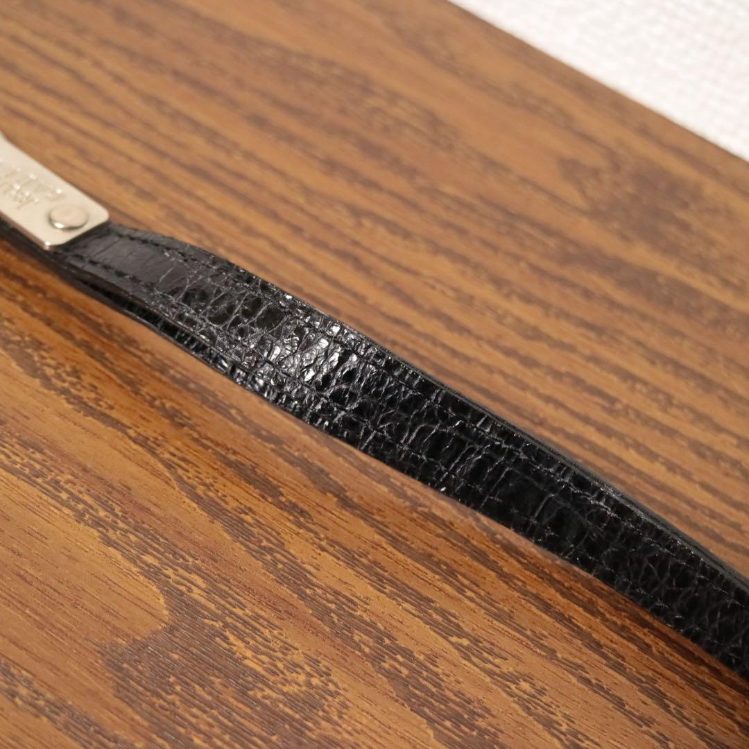 【希少】ゴルチエ ネックストラップ キーホルダー Y2K 本革 ネックレス