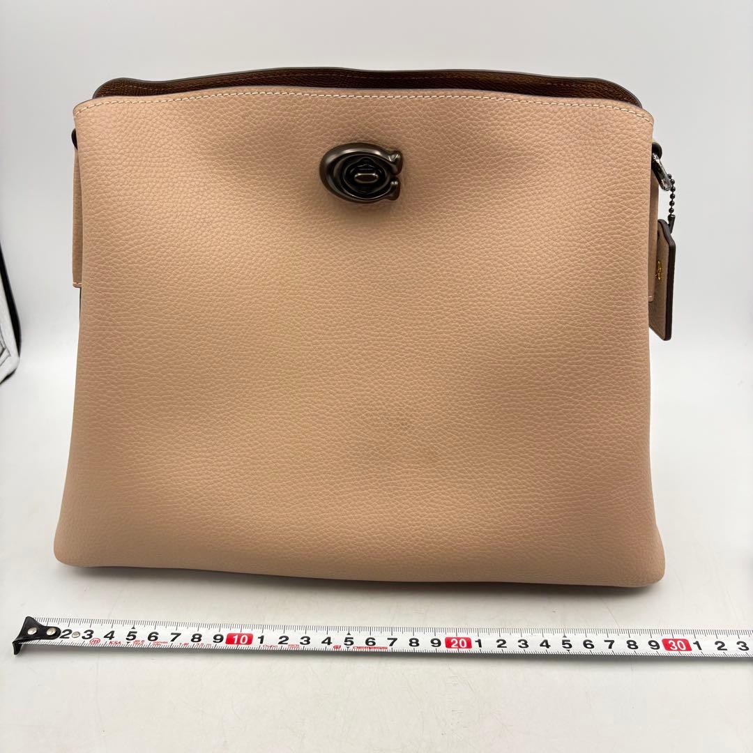 コーチ ウィロウ ショルダーバッグ 2way ブラウン 1018-S7091o