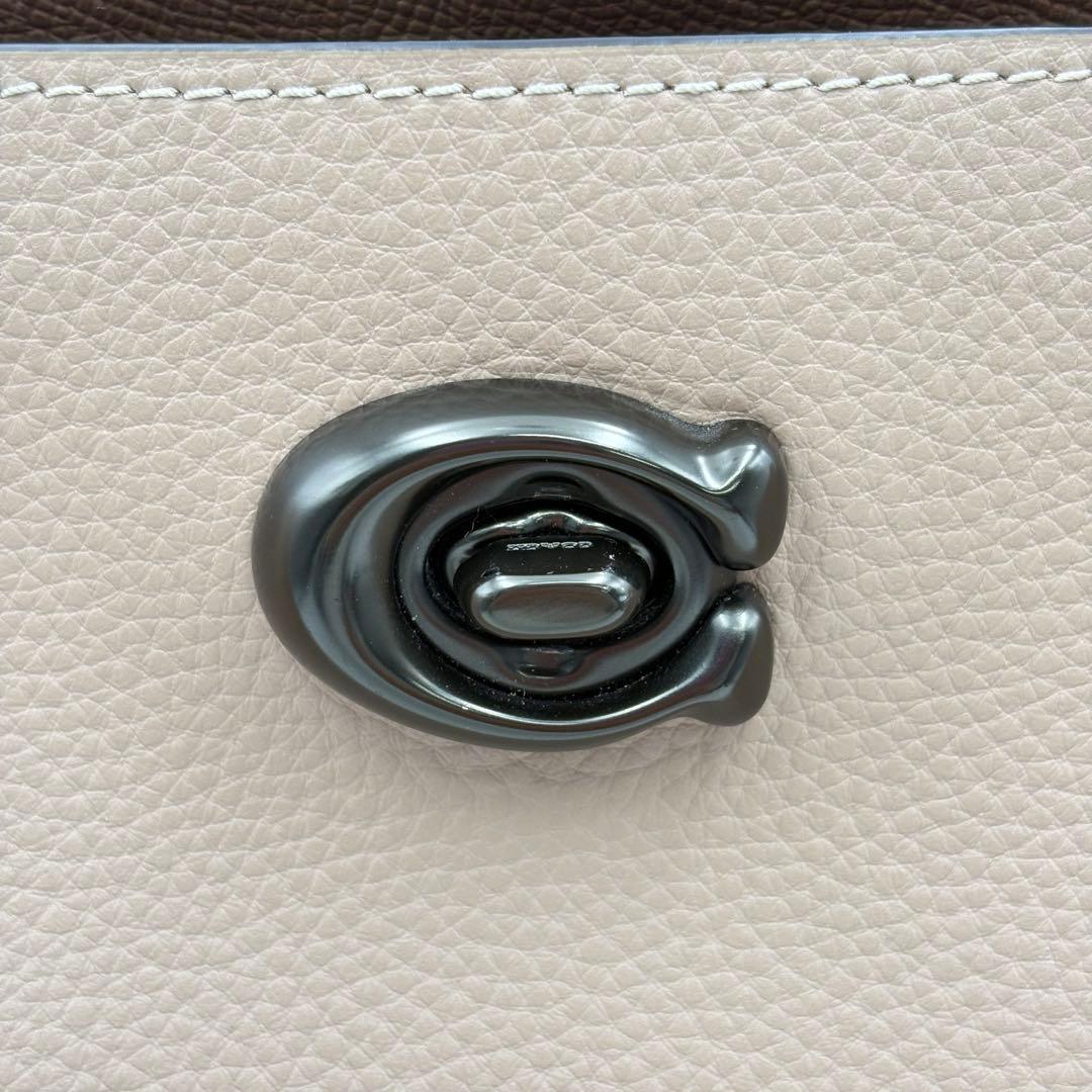 コーチ ウィロウ ショルダーバッグ 2way ブラウン 1018-S7091o