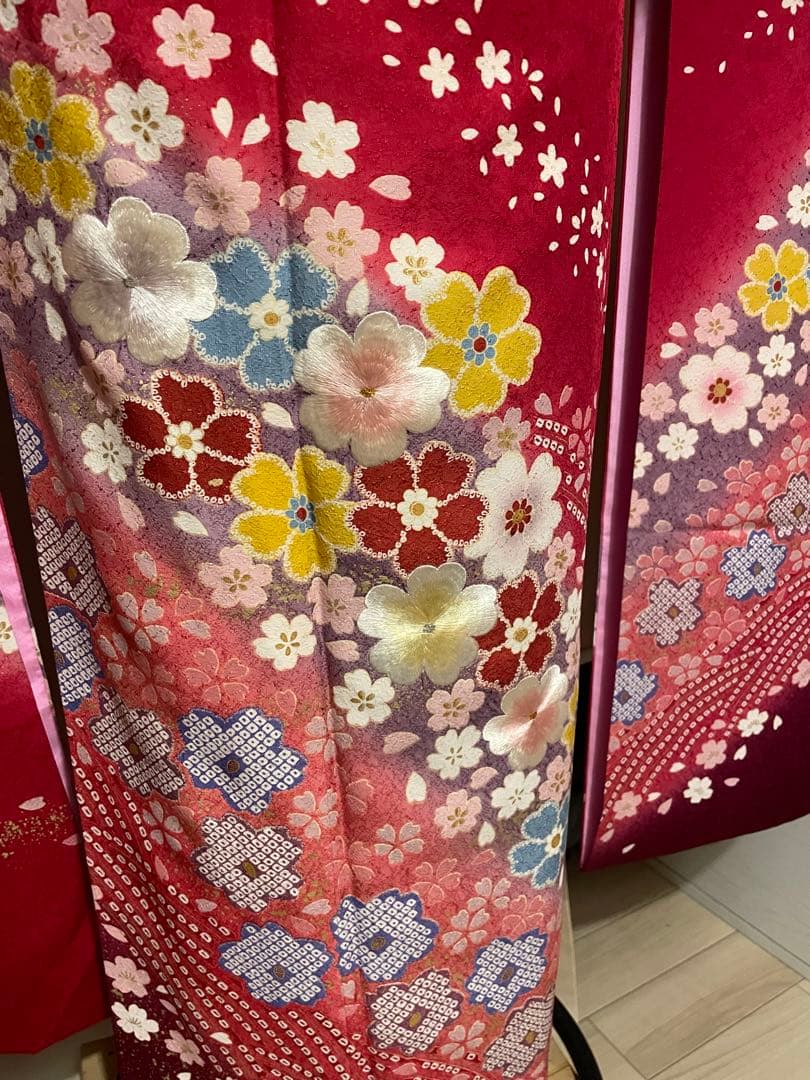 ③成人式　振袖　ふりそで　着物　振り袖フルセット可能　22点フルセット