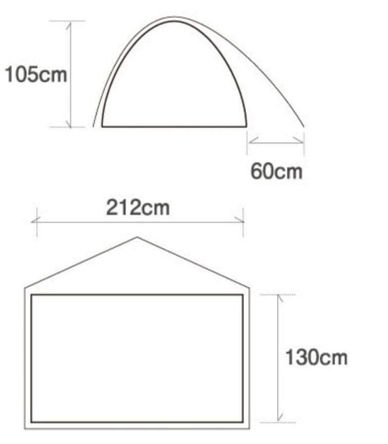 【未使用】ファイントラック カミナドーム2 ＋ フットプリント セット 登山