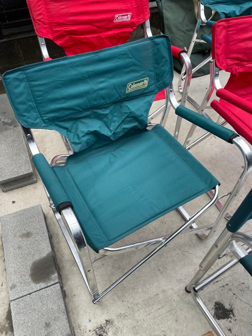 最終値下げ済！引取り限定！Coleman コールマン　キャンピングチェアセット