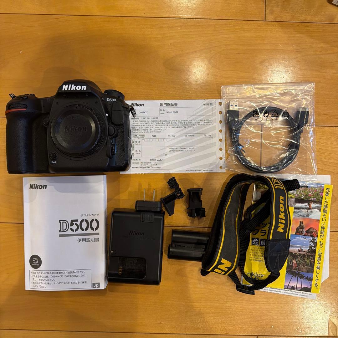 極美品　Nikon D500 BODY