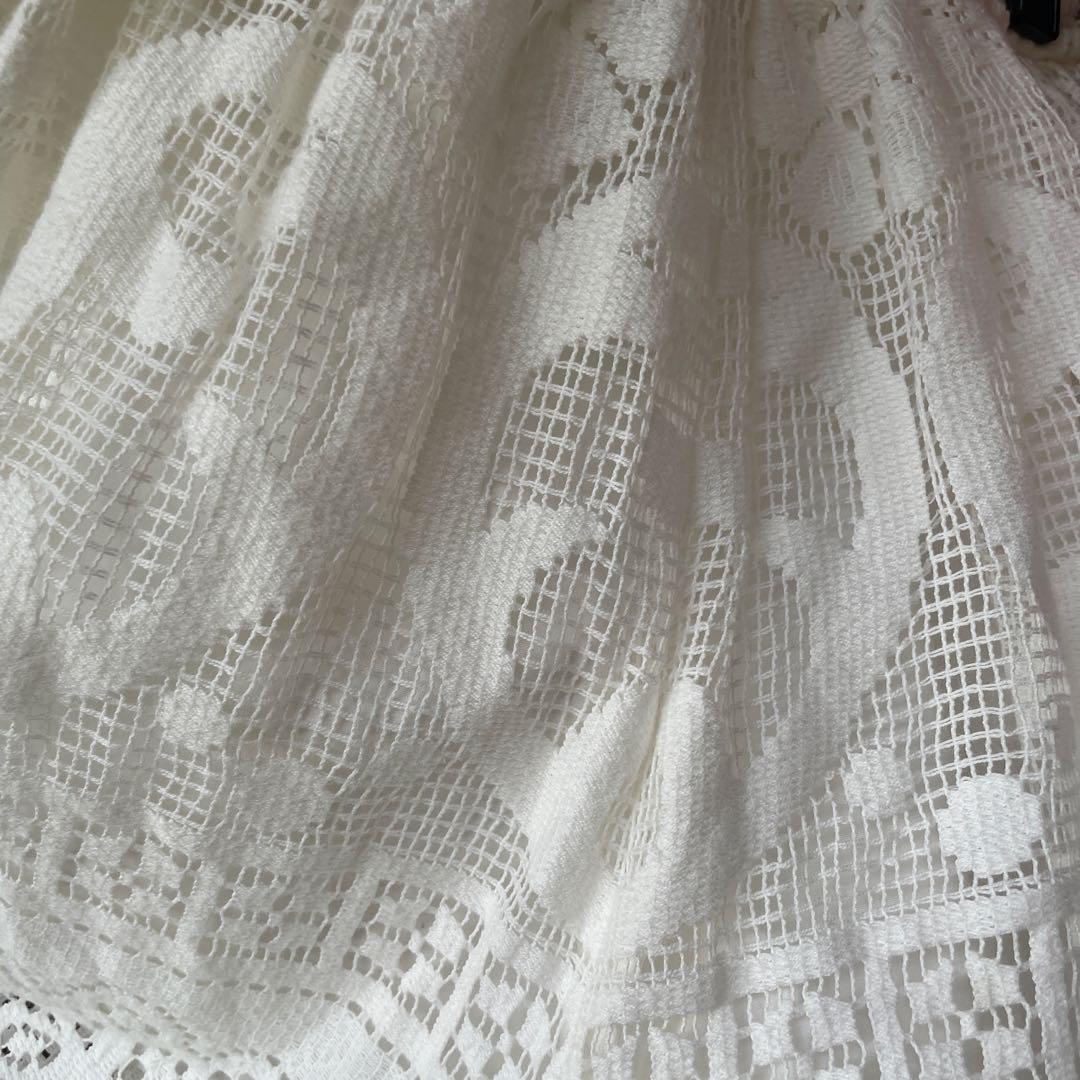 超美品Dolce&Gabbanaガウチョ　鍵編み　春夏　リゾート　旅行