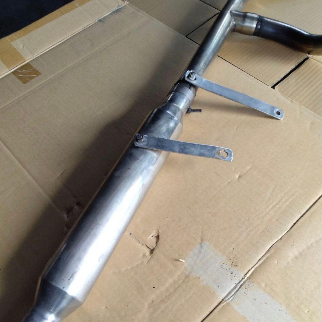 ドラッグスター400 2in1マフラー