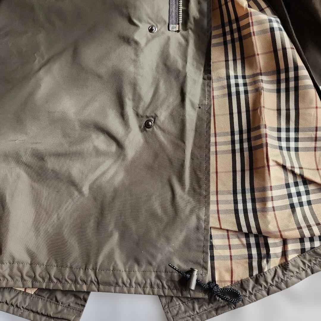 【ゆずぷりん】バーバリーブラックレーベルライナー付2wayモッズコート難有