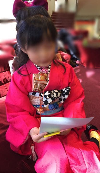 七五三　着物　7歳