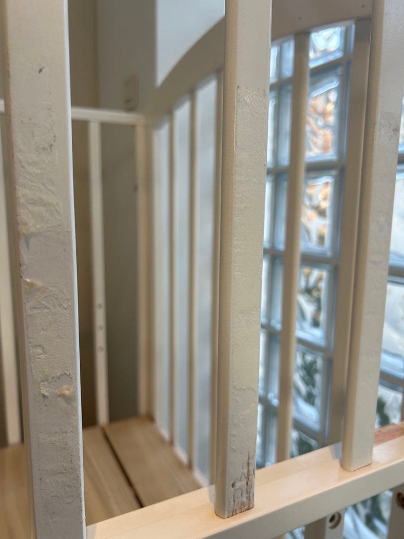 カトージ　ハイポジションベビーベッド アーチ（ホワイト）