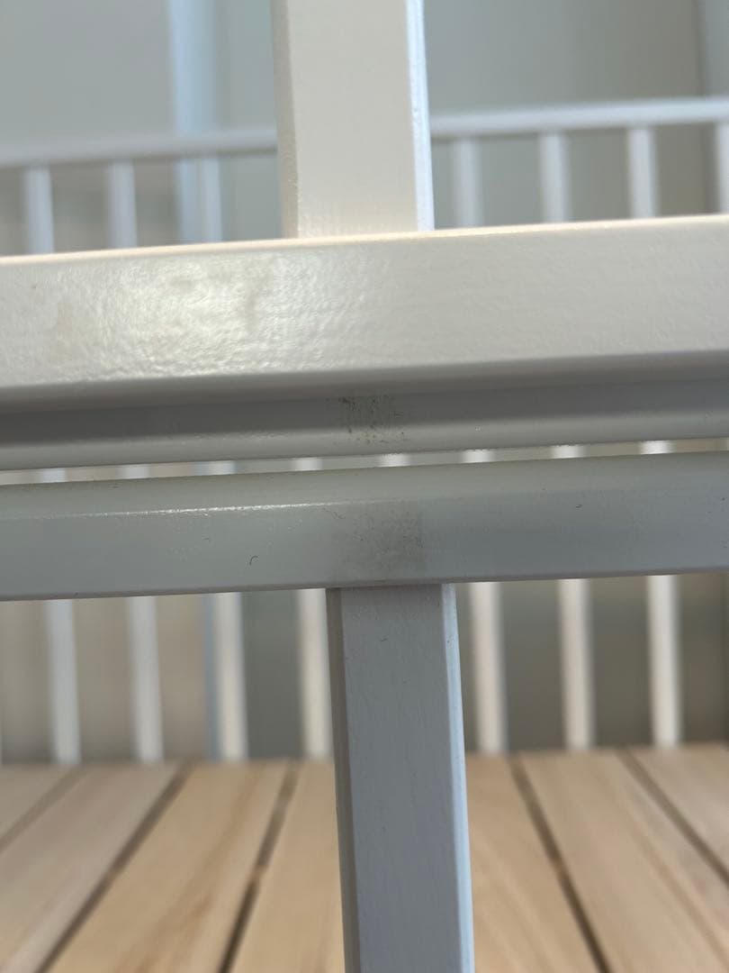 カトージ　ハイポジションベビーベッド アーチ（ホワイト）