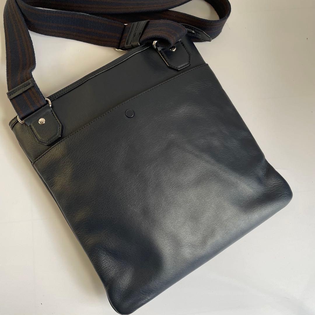 ✨未使用級　近年モデル✨　dunhill ショルダーバッグ　ポシェット　レザー