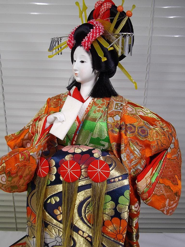 高さ55cm 日本人形 花魁人形 おいらん 玉眼入り