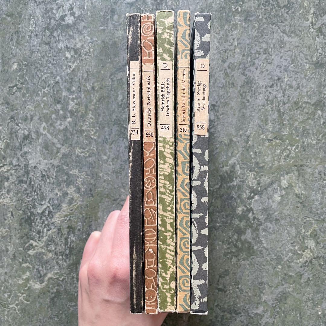 結さまおまとめ【ドイツVeba花瓶 373、インゼル文庫2冊セットと5冊セット】