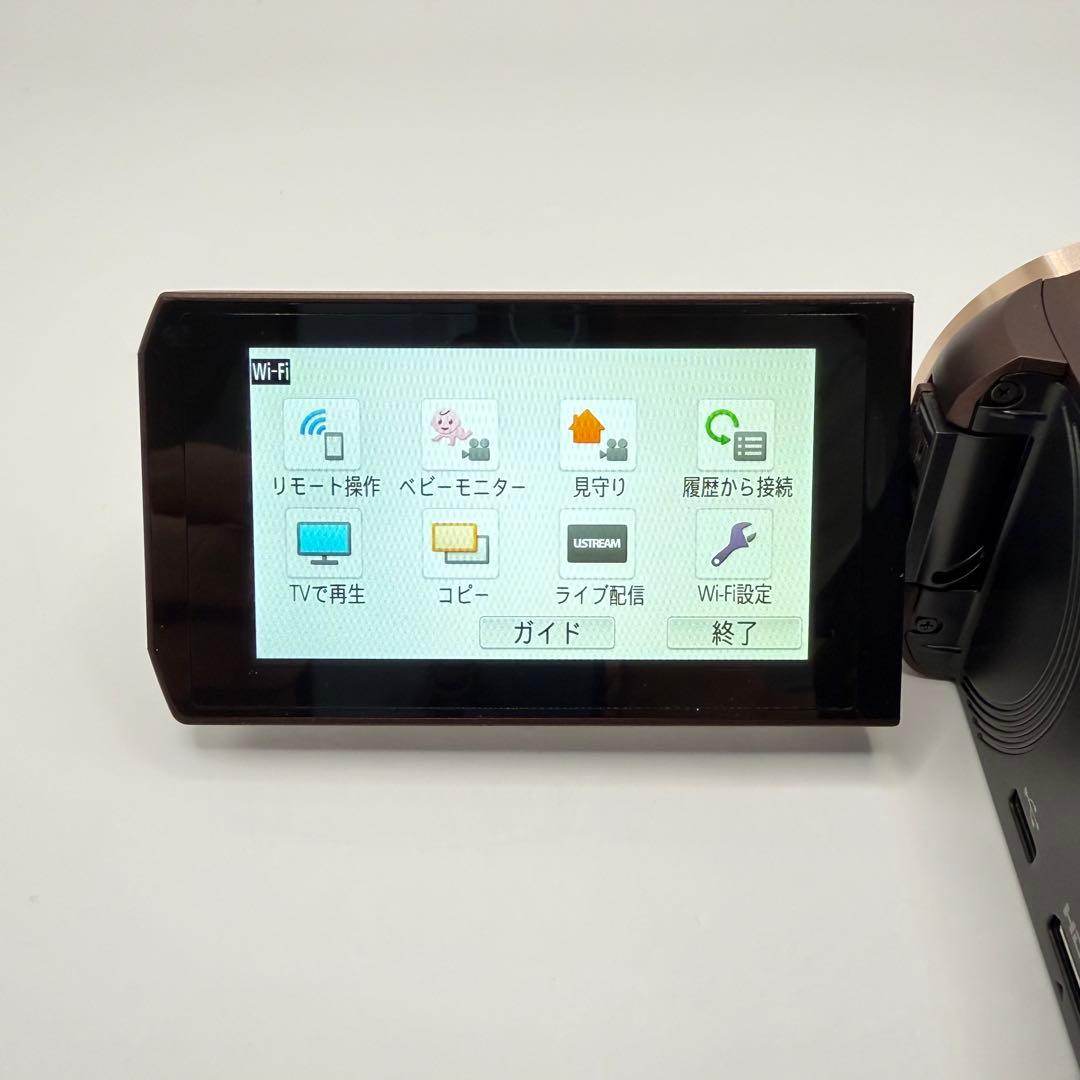 【美品】Panasonic HC-V550M-T ビデオカメラ ブラウン