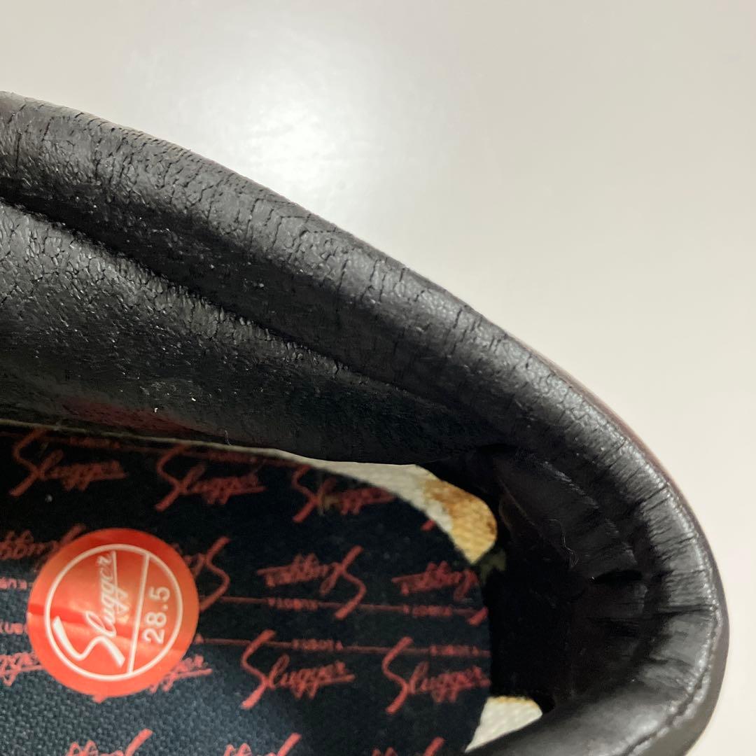 久保田スラッガー 野球スパイク 天然皮革 ベースボールシューズ 28.5cm