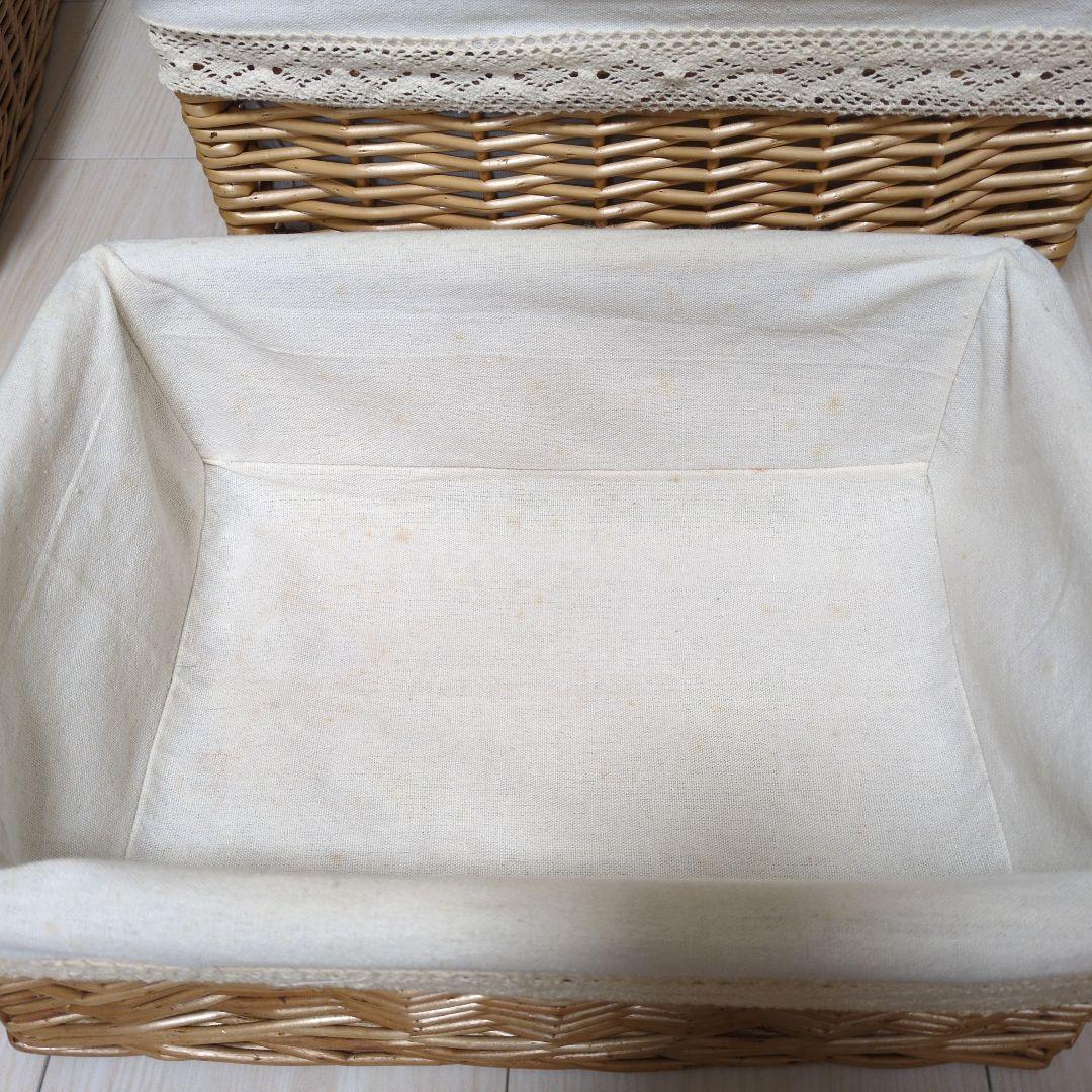 メルカド　バスケット　カゴ　かご　8個セット　籐籠