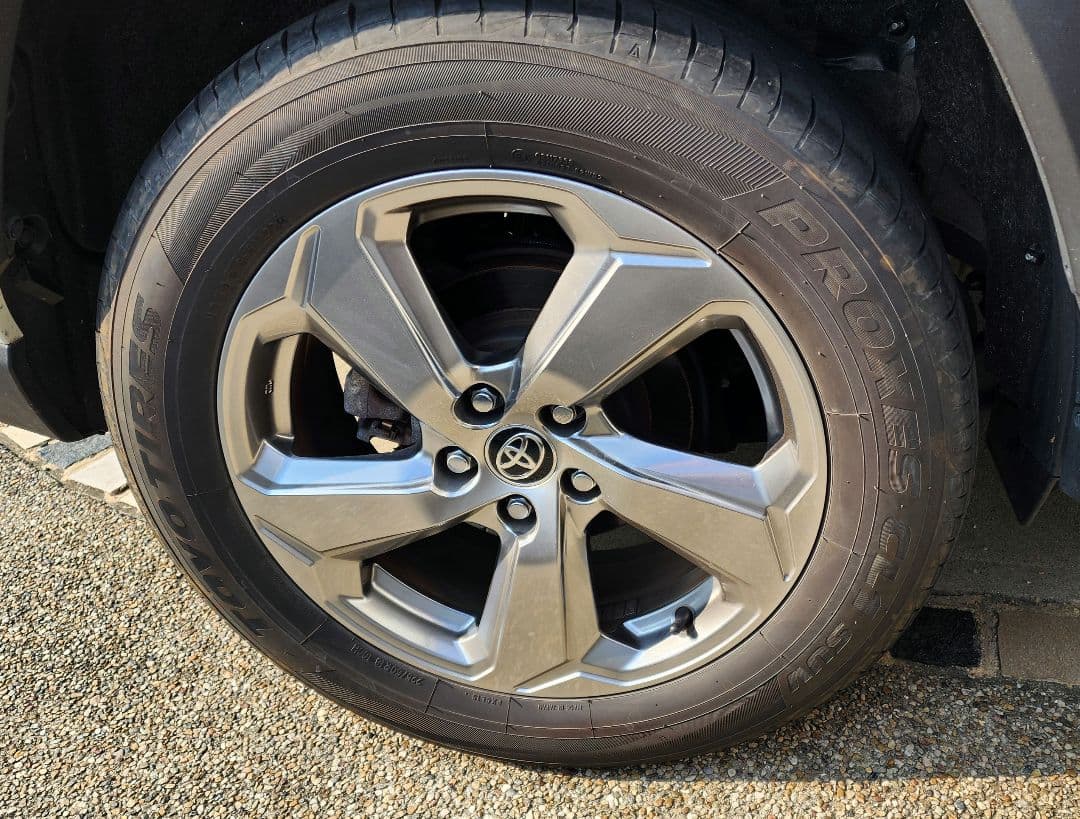 RAV4 ハイブリッドG 純正 18インチ ホイール・タイヤ4本セット