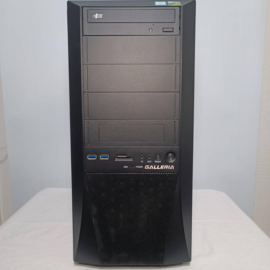 【ゲーミングPCフルセット】i7 8700K GTX1070Ti ガレリア