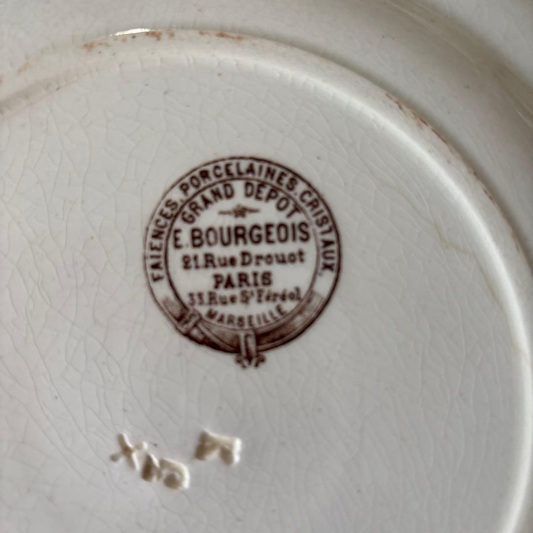 ⭐️フランスアンティーク⭐️エミールブルジョワ⭐️ディナープレート⭐️