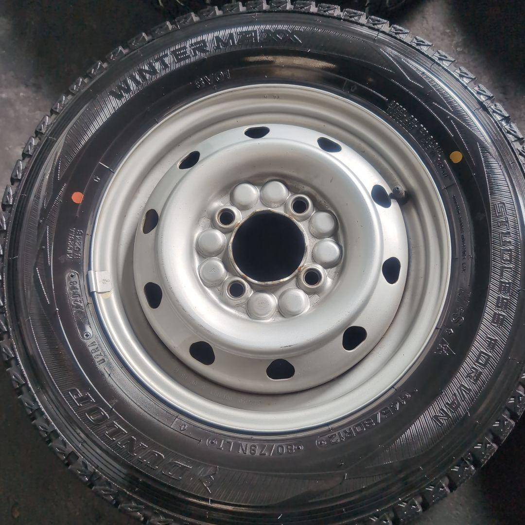 ハイゼット等スタッドレス4本セット 145/80R12 DUNLOP 2018