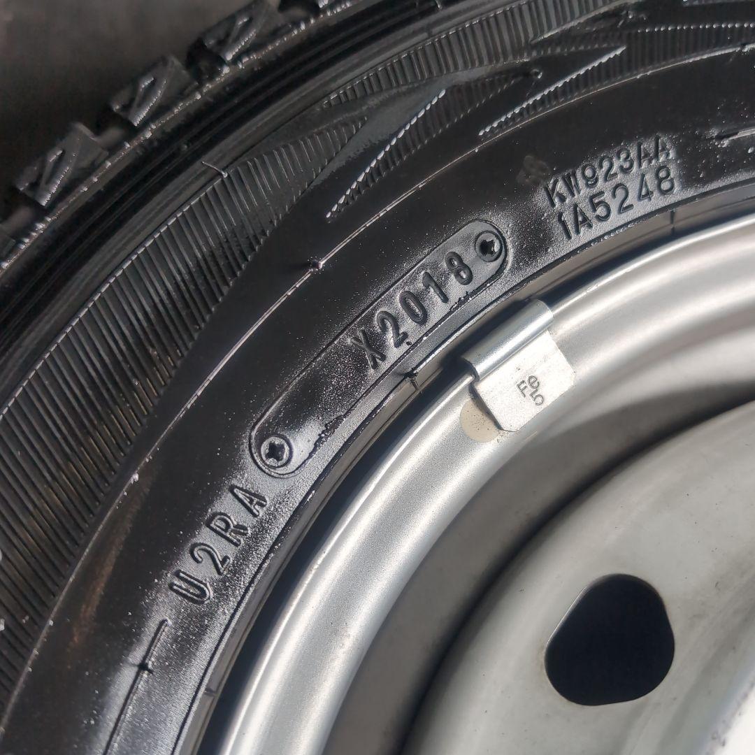 ハイゼット等スタッドレス4本セット 145/80R12 DUNLOP 2018