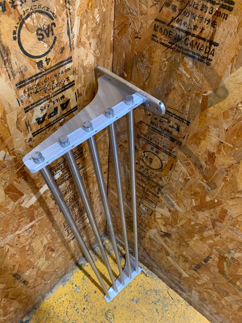 C(7764) 業務用 ステンレス パイプ棚 幅120cm 奥行25cm 水切棚