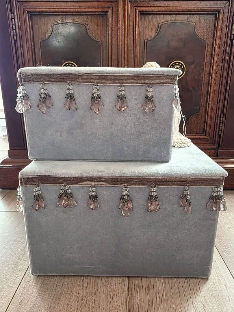 Jennifer Taylor♡2段ボックスとトレーのセット