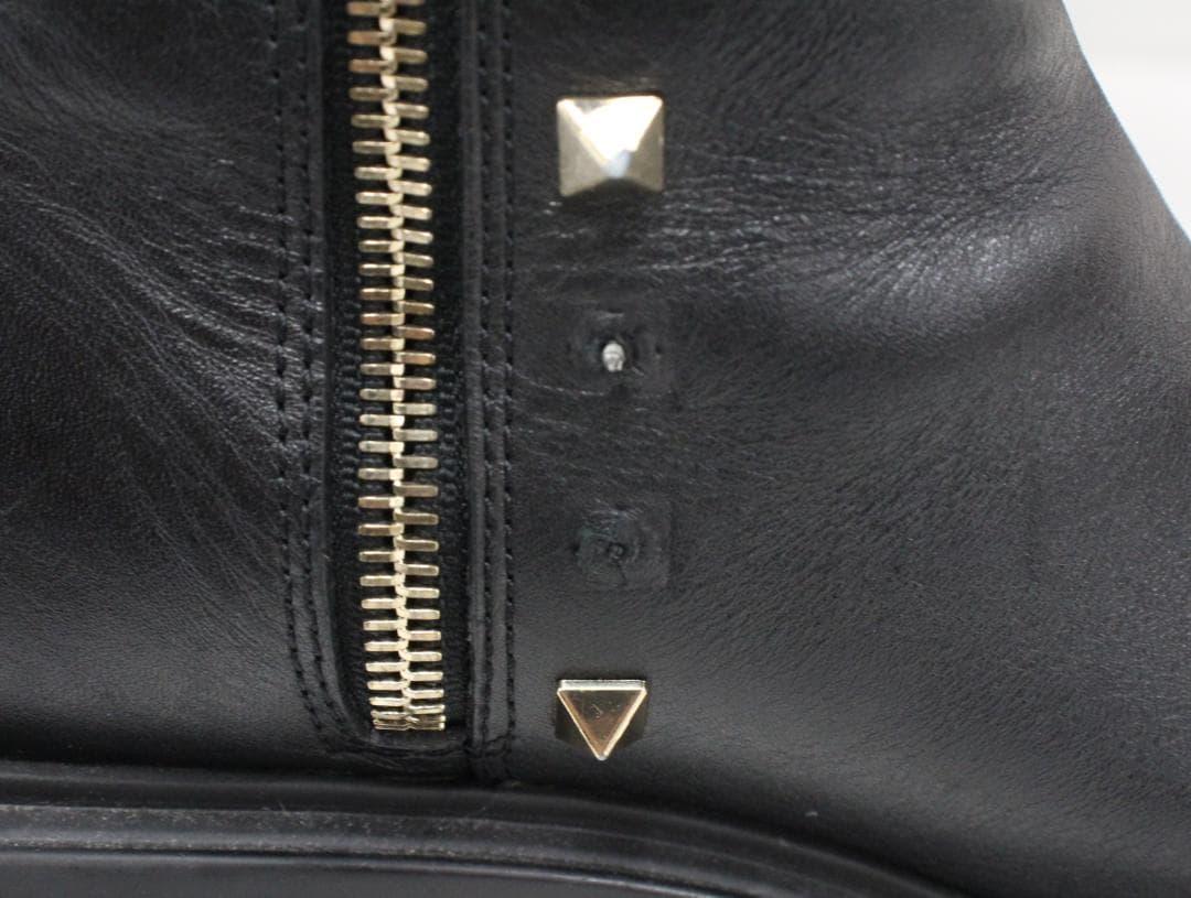 ▲ヴァレンティノガラヴァーニ プラットフォーム スタッズショートブーツ