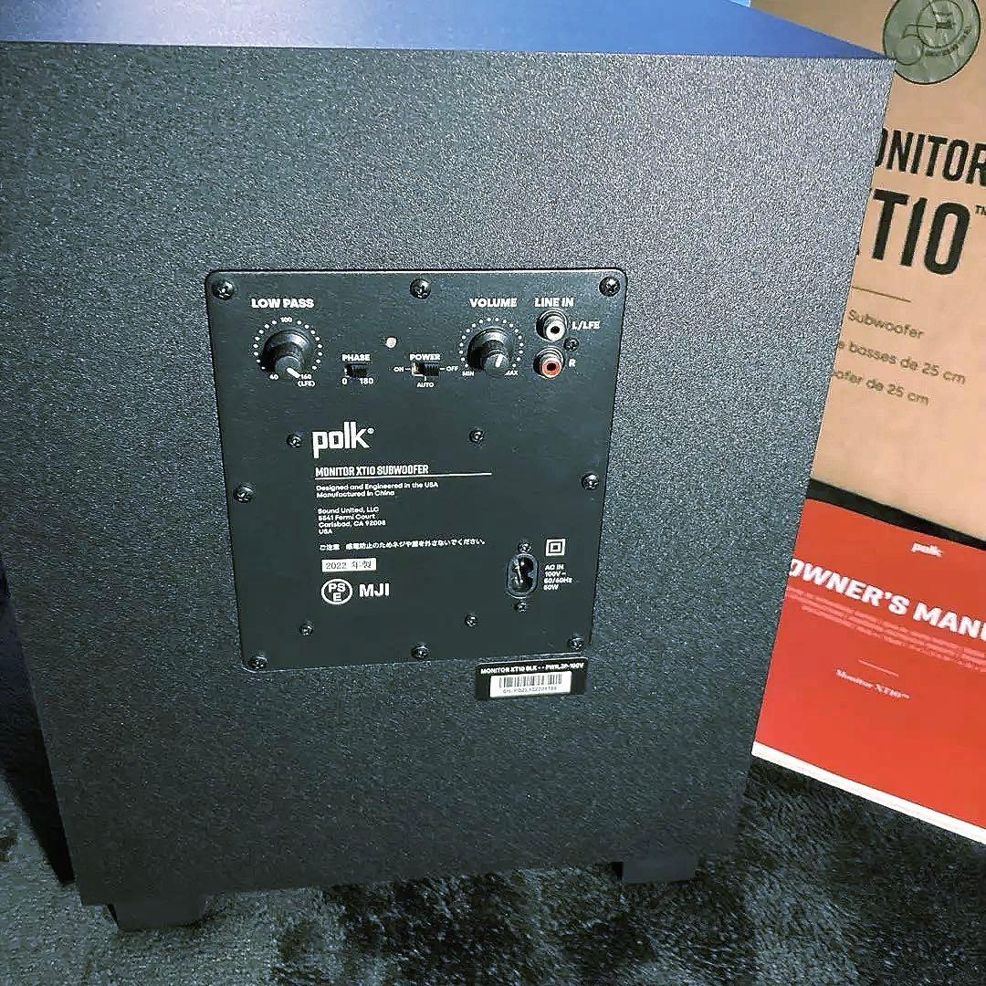 POLK ポークオーディオ　サブウーファー　MXT10 中古美品