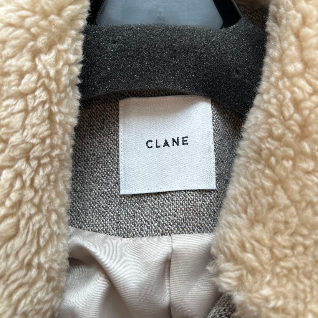 CLANE ピーコート ファー襟付き