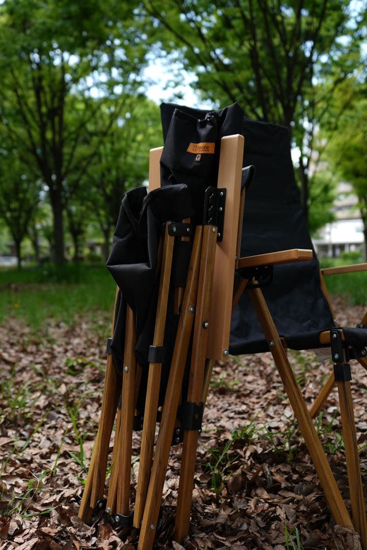 【スモア s'more】折りたたみ式アウトドアリクライニングチェア2脚セット