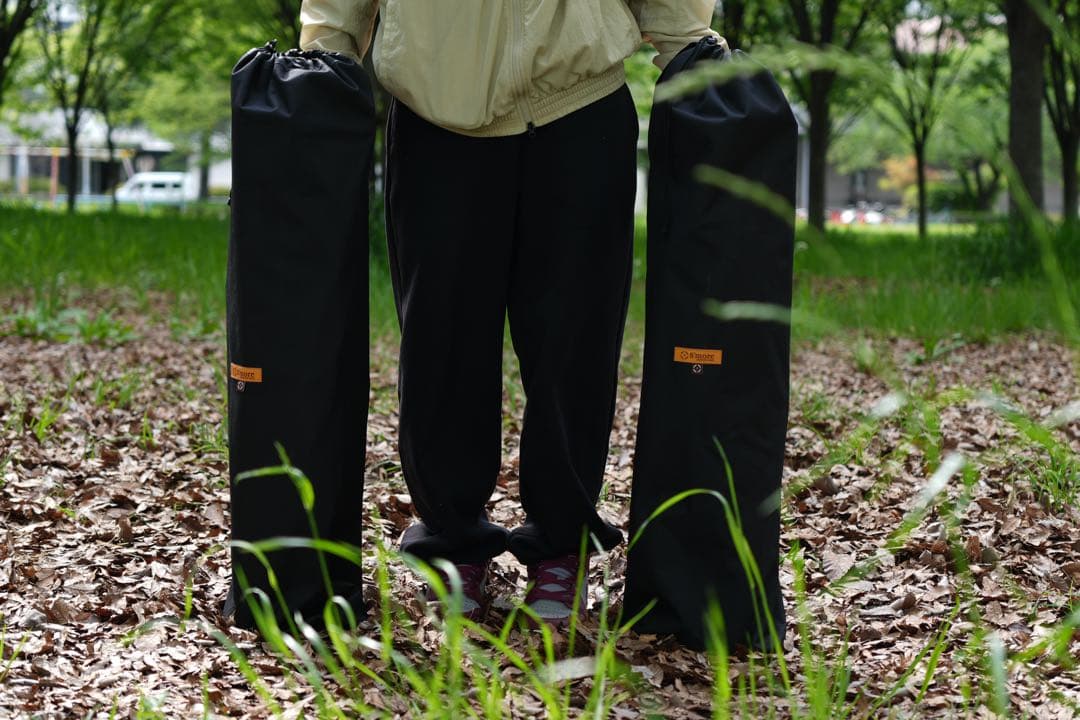 【スモア s'more】折りたたみ式アウトドアリクライニングチェア2脚セット