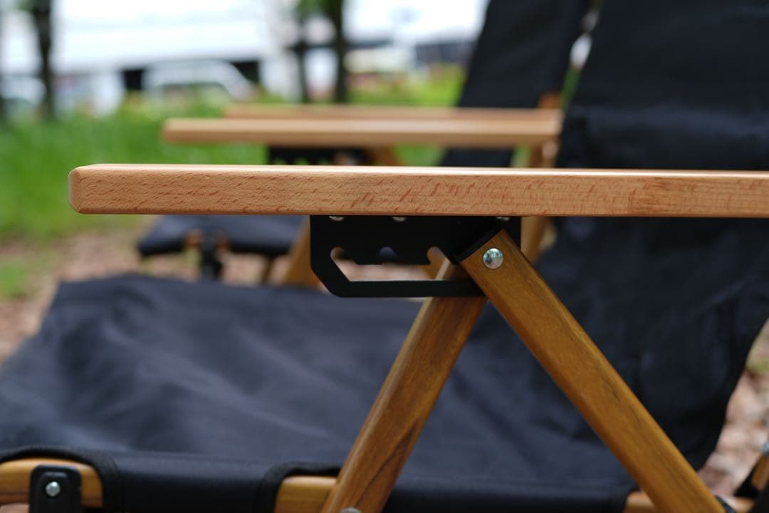 【スモア s'more】折りたたみ式アウトドアリクライニングチェア2脚セット